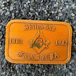 Belt buckle - Free Masons